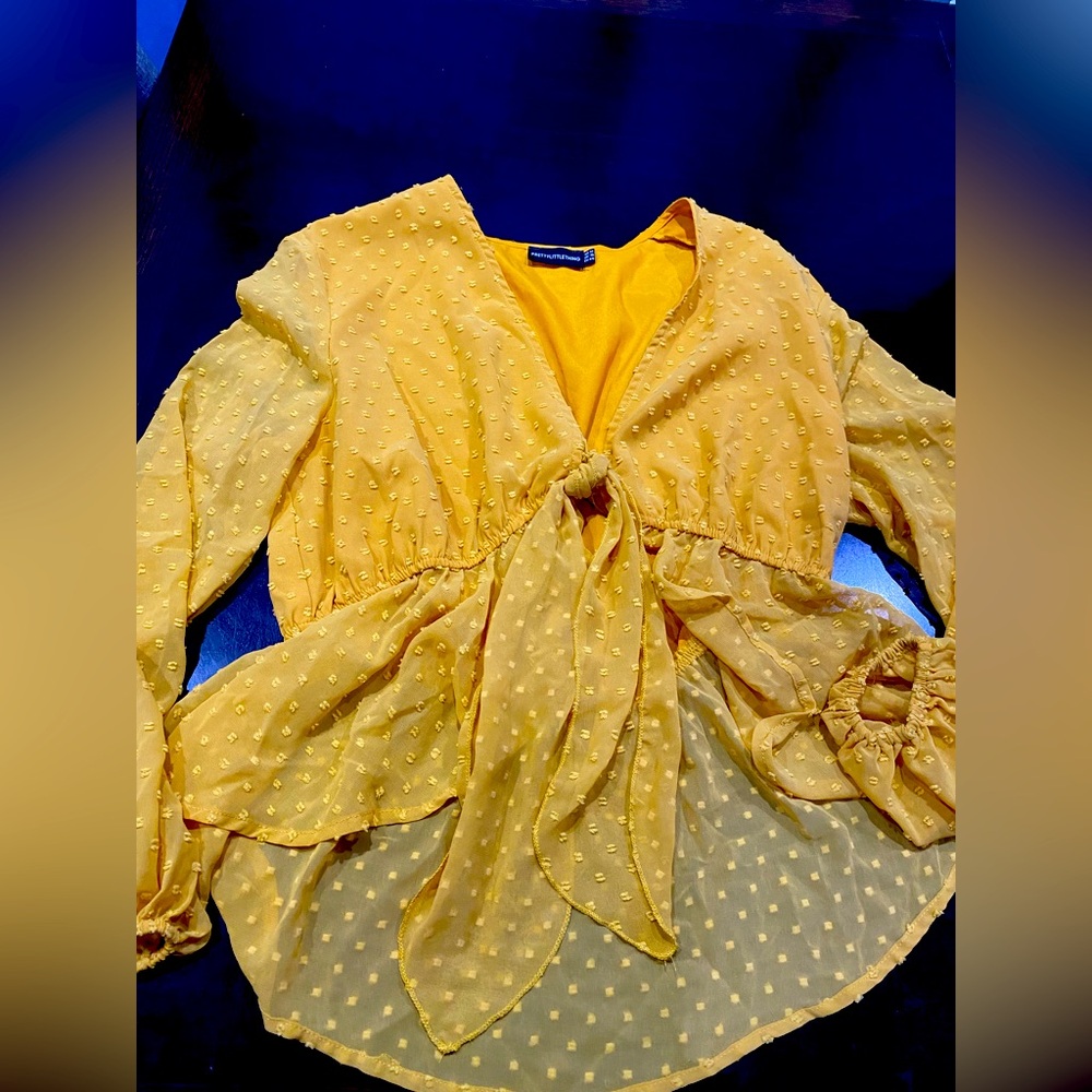 Pretty Little Thing Women Long Sleeve Shirt Size M - Picture 7 of 8